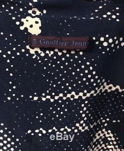 John Paul Gaultier Fight Racism Shirt/Top Long Sleeve, sz 38 Womens Small