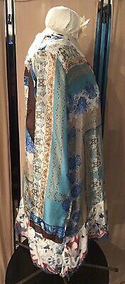 Johnny Was NWT Lovely Printed Silk Petite Chapman Tunic Top PL $238