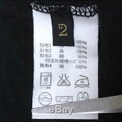 KAPITAL Long-Sleeved T-Shirt Tee Black Men's Tops Size 2
