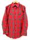 Kapital Tops Shirt Cut And Sewn Check Cotton Long Sleeve Red 4 Xl Men's Japan