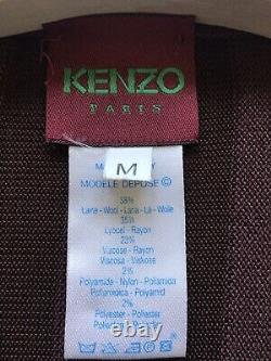 KENZO puff Sleeve Knitwear Top Size M