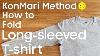 Konmari Method How To Fold Long Sleeved Tshirts English Edition