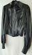 Libidex Womens Black Latex/rubber Long Sleeved Blouse Governess Top Size L