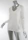 Loro Piana White V-neck Long Sleeve Silk Cotton Knit Sweater Top Blouse 4-40
