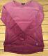 Loro Piana Crewneck Purple/pink Cashmere Long Sleeve Sweater Top Blouse Sz 42/6
