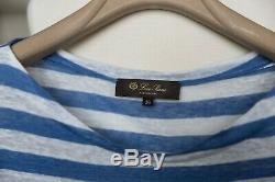 Loro Piana Linen Shirt Striped Long sleeve Top Size IT40 S