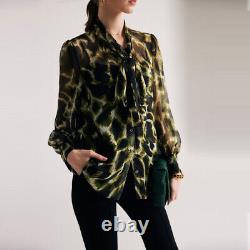 Luxury Women's Summer Long Sleeve Mulberry Silk Pullover causal tops blouse
