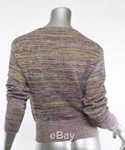 MARC JACOBS Multi-Color Long-Sleeve Cardigan Button-Up Sweater Top S NWT $1300