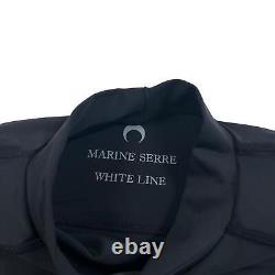 MARINE SERRE Black Second Skin Training Top Long Sleeve Medium NEW RRP 235