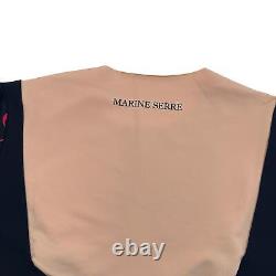 MARINE SERRE Multicoloured Recycled Neckline Long Sleeve Top Small NEW RRP 235