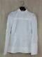 Marni Long Sleeve Top Size 36 White Cotton Back Zipper Blouse Shirt Women's Fs