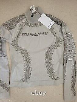 MISBHV Sport Active Wear Longsleeve Top Khaki/Beige Size M (UK 10)