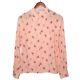Miu Miu Pink Floral Silk Blouse Long Sleeve Button Down Top Tee Shirt Sz Fr 36 S