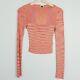M Missoni Womens Size It 38 Or 8 / Us 4 Striped Long Sleeve Top