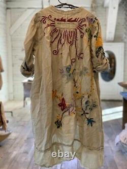 Magnolia Pearl Embroidered Gypsy Johnny Shirt Top 907 Agave