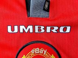 Manchester United Home Shirt 1996. XL. Long Sleeves Umbro Red Man Utd Top Only