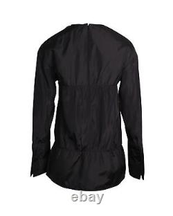 Marni Women's Silk Long Sleeve Top in black