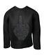 Maticevski Beaded Long Sleeve Top In Black Polyester Ints