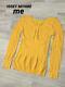 Me Issey Miyake Cut And Sew Long Sleeve Top Yellow New