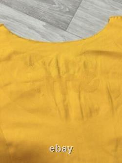 Me Issey Miyake Cut And Sew Long Sleeve Top Yellow New