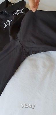 Mens GIVENCHY STAR shirt Size 38 16F Black White Stars. Long Sleeved MEDIUM top