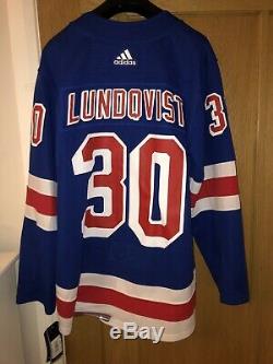 Mens NHL New York Rangers Henrik Lundqvist Branded Jersey
