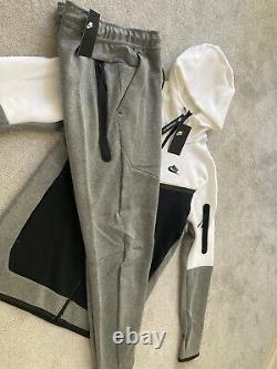 Mens NSW Nike Tech Fleece Taped FZ Tracksuit SET Hoodie & Bottoms Ltd Edition