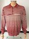 Missoni Mens Long Sleeve Polo T Shirt, Top, Size 54, Xxl, Red, Immaculate