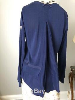 Moncler navy blue long sleeve Womens top, Sz. S, New withtags