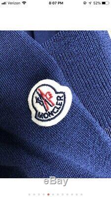 Moncler navy blue long sleeve Womens top, Sz. S, New withtags