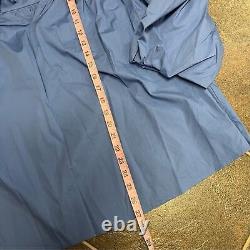 Munthe Cheer Blouse Puff Sleeve Top Indigo Blue EUR 42 US 12 NWT