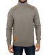 New $420 Galliano Gray Wool Long Sleeve Turtleneck Pullover Sweater Top S. L