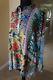New Johnny Was Silk Floral Balu Oversized Long Sleeve Tunic Top Blouse S M Soft