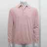 New Mens Prada Pink Long Sleeve Melange Cotton Polo Shirt Top Genuine Rrp £295