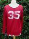 New & Tag Isabel Marant Red Linen 35 Varsity Long Sleeve Top $485 Size M Uk 10
