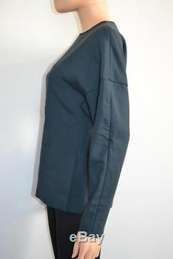 NWOT Marni Dark Green Wool Blend Long Sleeve Blouse/Top Size 36