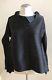 Nwot Pleats Please Issey Miyake Long Sleeve Button Front Blouse Top, Black, 3