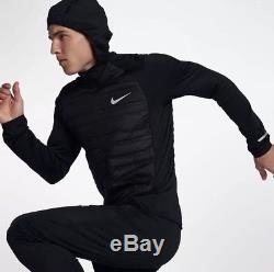 NWT $225 Nike Aeroloft Mens Long Sleeve Running Top Sz M 872371-010 hoody jacket