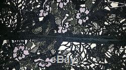 NWT $375 UK8/US4 SELF-PORTRAIT Vine Floral Lace Long Sleeve Blouse Top