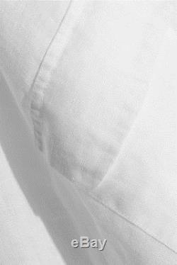 NWT Equipment Signature Linen Button Front Long Sleeve Shirt Blouse Top White