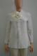 Nwt Gucci Ivory Silk Pussybow Ruffled Necktie Long Sleeve Blouse/top D38