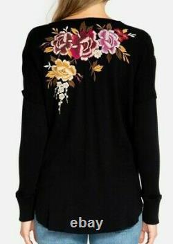 NWT Johnny Was ZOSIA THERMAL tag M fits L maybe XL TUNIC TOP GoRgEoUs Embroidery