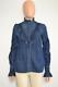 Nwt Stella Mccartney Blue Denim Ruffle Long Sleeve Blouse/top Size 36 $765