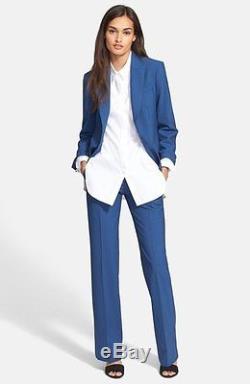 NWT Theory Fedele Women's Cotton Long Sleeve Button-Down White Shirt/Top -MEDIUM