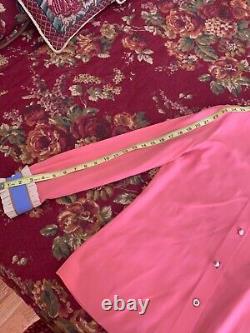 NWT size IT 40 US 4 Gucci pink silk blouse top