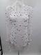 New Asilio Top Size M White Midnight Pearl Embellished Semi-sheer Let Me Love Yo