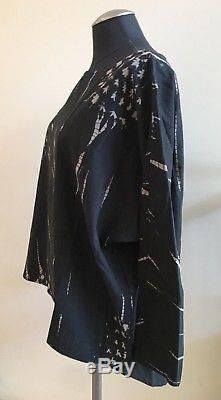 New without Tags BABETTE Long Sleeve 100% Silk Tunic Top, One Size