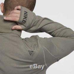 Nike NikeLab ACG Top Men's Long Sleeve Top Shirt XL Stucco Gray Casual Gym New