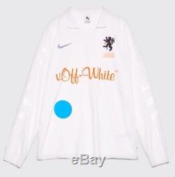 Nike x Off-White Home Football Jersey Size Medium Shirt Top Long Sleeves BNWT