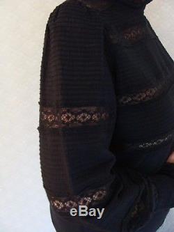 Nwt Isabel Marant Etoile Women Blouse Top Lace Size 42/10 Long Sleeves Unique